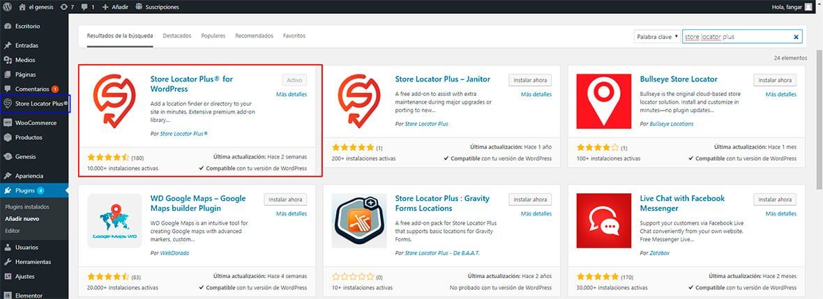 configurar store locator plus